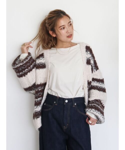 Ungrid（アングリッド） カーディガン ローゲージラメニット