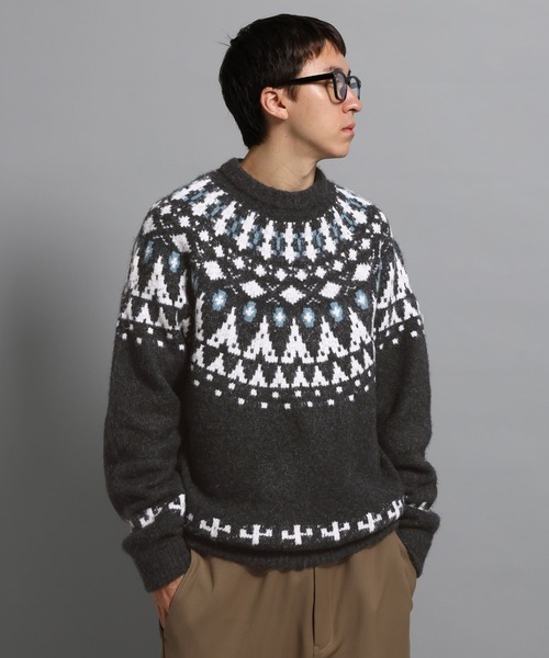 George's セーター ニット ノルディックガラプルオーバー メンズ