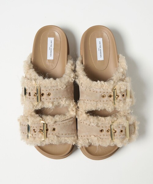 UNITED ARROWS（ユナイテッドアローズ） サンダル フェイクファー 2