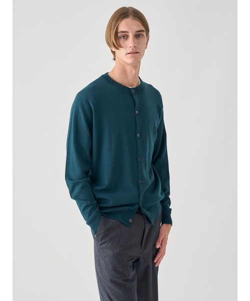 JOHN SMEDLEY（ジョンスメドレー） カーディガン クルーネック長袖