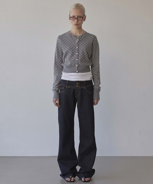 SCULPTOR（スカルプター） カーディガン Polka Dot Cardigan