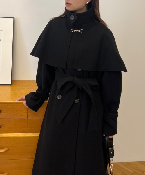 one after another NICE CLAUP ステンカラーコート コート 取り外し