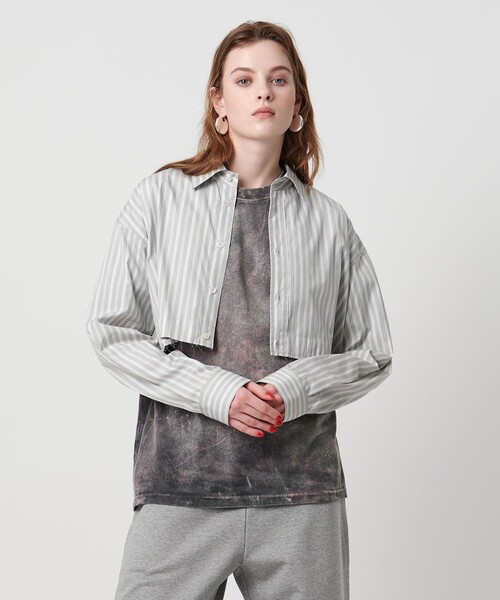 ASTRAET（アストラット） ブラウス シャツ 「ASTRAET」ストライプ