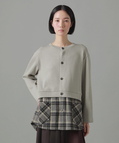 ZUCCa（ズッカ） ブラウス シャツ チェックドッキング / シャツ / (O