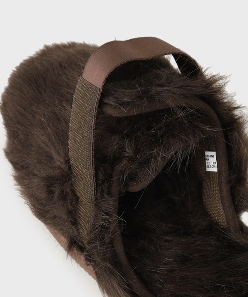 UNTITLED（アンタイトル） サンダル 「SUICOKE」ZAVO フェイクファー