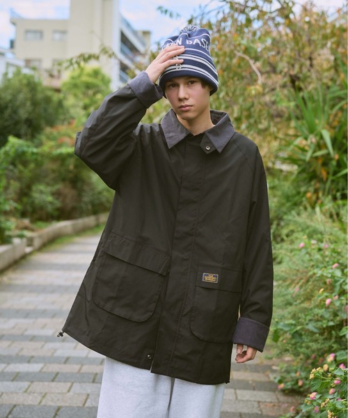 BROKEN BASE（ブロークンベース） ナイロンジャケット 襟切り替え