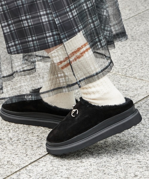 MOHI（モヒ） サンダル Bit サボ ファーサンダル レディース