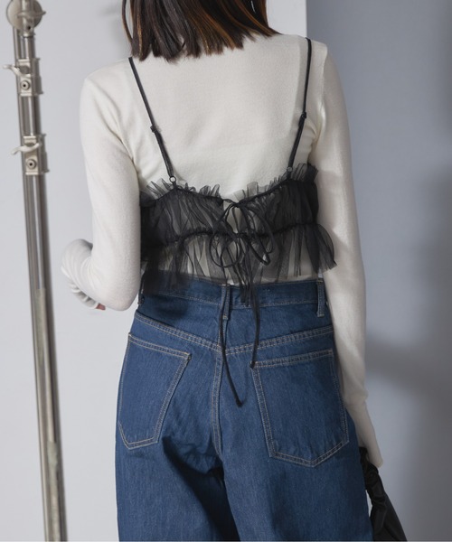 each alchemist キャミソール チュールビスチェキャミ : ZOZOTOWN