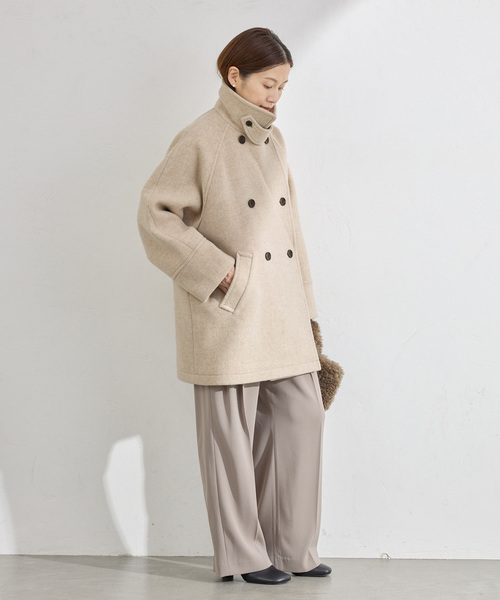 IENA（イエナ） コート アウター ダブルブレストハーフコート