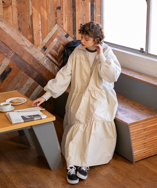 forksy.（フォルクシー） ワンピース 「forksy.」ハーフジップ