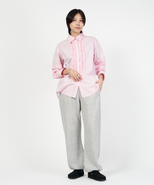 THE SHINZONE（ザ シンゾーン） ブラウス シャツ COTTON FRILLED SHIRT