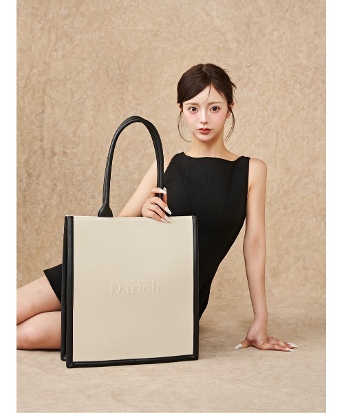 Darich（ダーリッチ） トートバッグ レザーキャンバストートバッグ