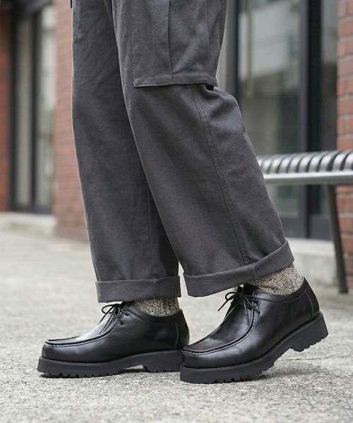 Dedes（デデス） デッキシューズ +4cm 軽量厚底 ラグソールスクエア