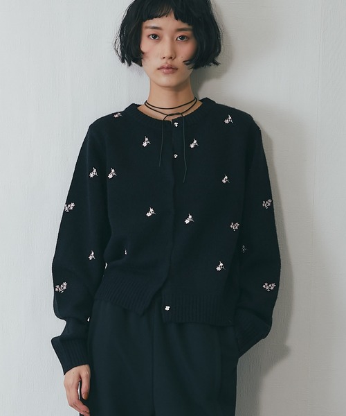 カーディガン 花柄刺繍カーディガン レディース : ZOZOTOWN Yahoo!店