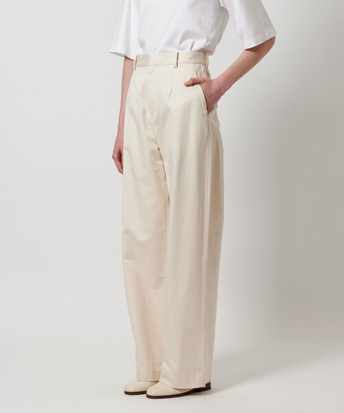 LOEFF（ロエフ） パンツ 「LOEFF」サテン バギーパンツ レディース