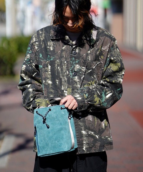 AS2OV（アッソブ） ショルダーバッグ WATER PROOF SUEDE DRAWSTRING