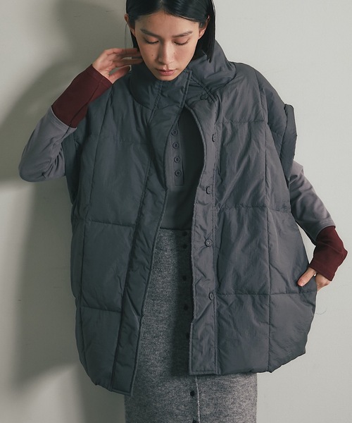 ダウンコート ダウンジャケット 袖取り外し2WAYダウンジャケットベスト