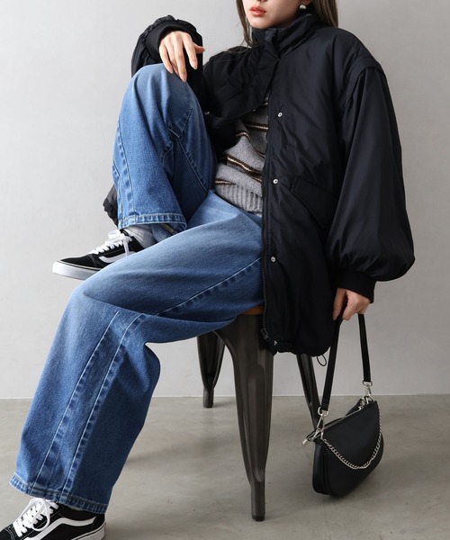 SpRay（スプレイ） ダウンコート ダウンジャケット 袖取り外し中綿