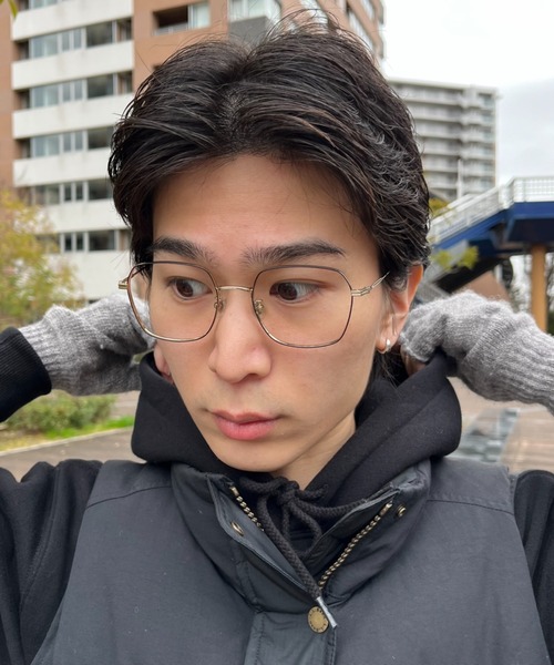 Zoff（ゾフ） 伊達メガネ メガネ 眼鏡 ウェリントン型 メガネ｜メタル