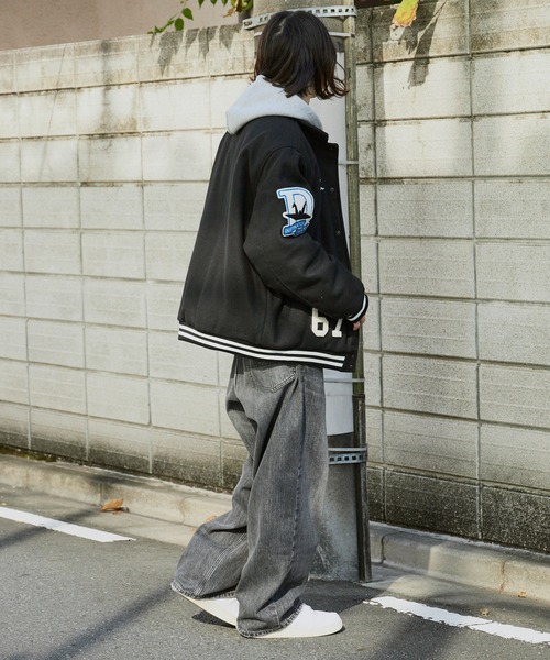 Liberaiders（リベレイダース） スタジャン LR VARSITY JACKET ロゴ