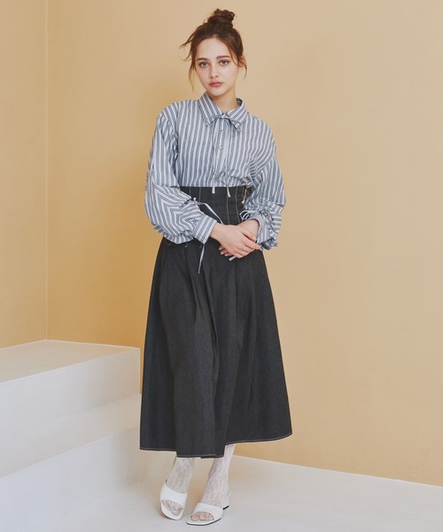 REDYAZEL（レディアゼル） スカート 「セットアップ可能」デニムライク