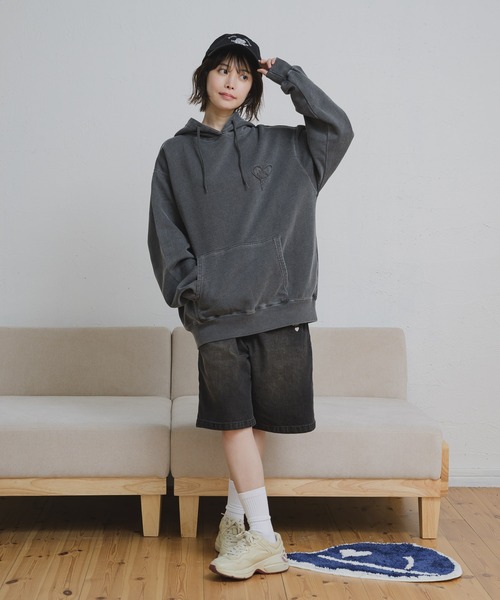 kaoyorinakami パーカー ballon pigment hoodie / バルーンピグメント