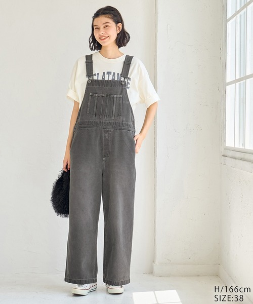 フレンチ vintage 希少 ピケ オーバーオール グレー フレンチ vintage