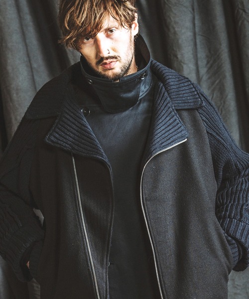 NO ID.（ノーアイディー） 革ジャン ライダース メンズ : ZOZOTOWN