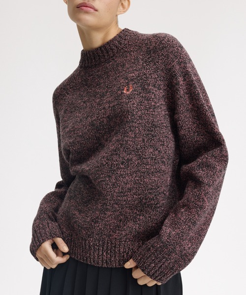 FRED PERRY（フレッドペリー） ニット セーター Twisted Marl Mock