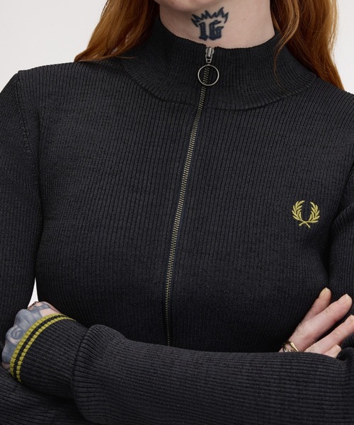 FRED PERRY（フレッドペリー） カーディガン Zip-Through Metallic