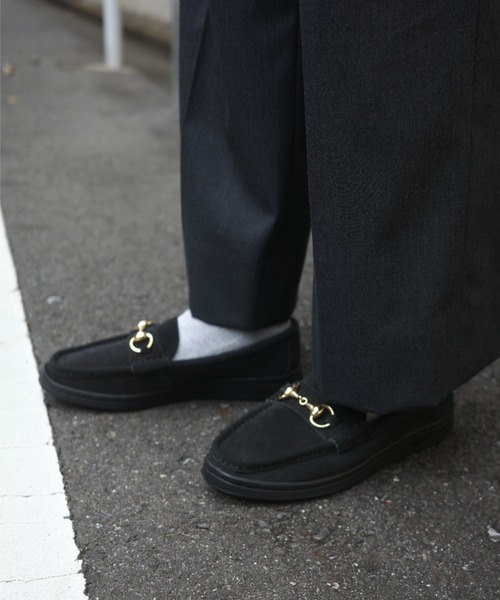 MANEBU（マネブ） ローファー BITCH SUEDE ビットローファー スエード