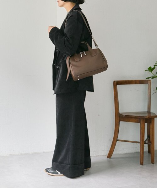 ear PAPILLONNER（イア パピヨネ） ボストンバッグ 「本革/ショルダー