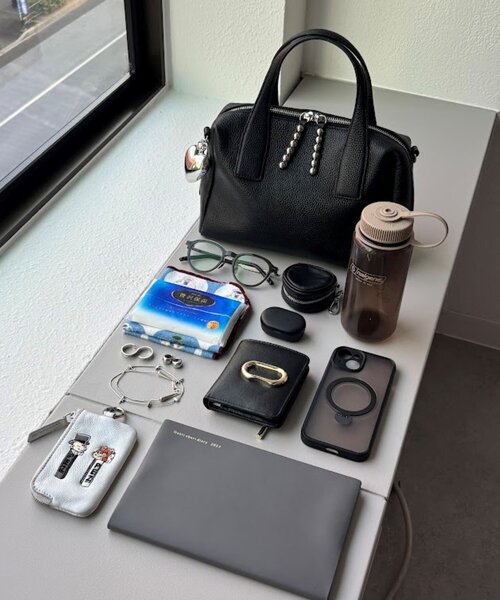 ear PAPILLONNER（イア パピヨネ） ボストンバッグ 「本革/ショルダー