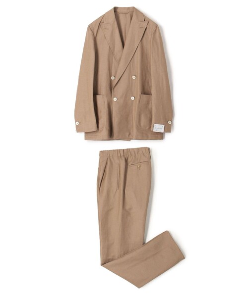 Caruso（カルーゾ） セットアップ CARUSO ELBA リネンウール ダブル