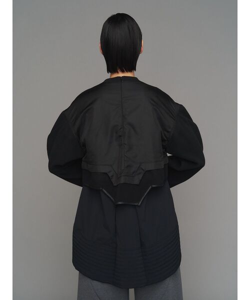 UN3D.（アンスリード） FLEECE DOCKING LAYERED TOP / フリース