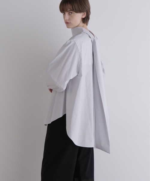 LE PHIL（ル フィル） ブラウス シャツ SOLOTEXブロードボウタイ