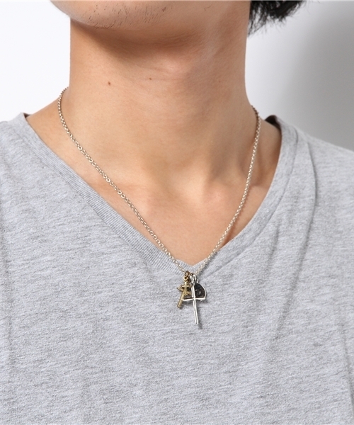 amp japan（アンプジャパン） ネックレス スリークロス チェーン