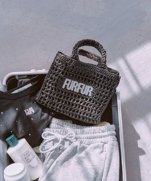 FURFUR（ファーファー） トートバッグ 「ZOZOTOWN限定カラー」ラフィア