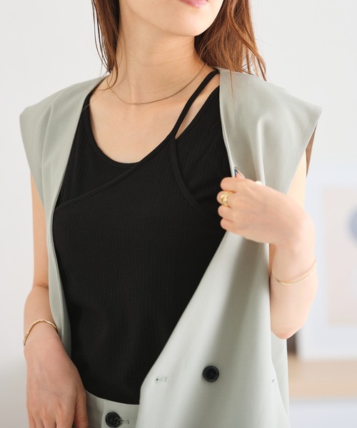 acro（アクロ） キャミソール アシンメトリーキャミソール/AC3420