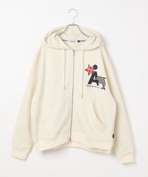 WaiKei（ワイケイ） パーカー 「UNISEX」Wai Kei×ALAND／AワッペンZIP