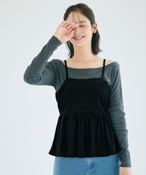 coca（コカ） キャミソール ベロアビスチェ : ZOZOTOWN Yahoo!店