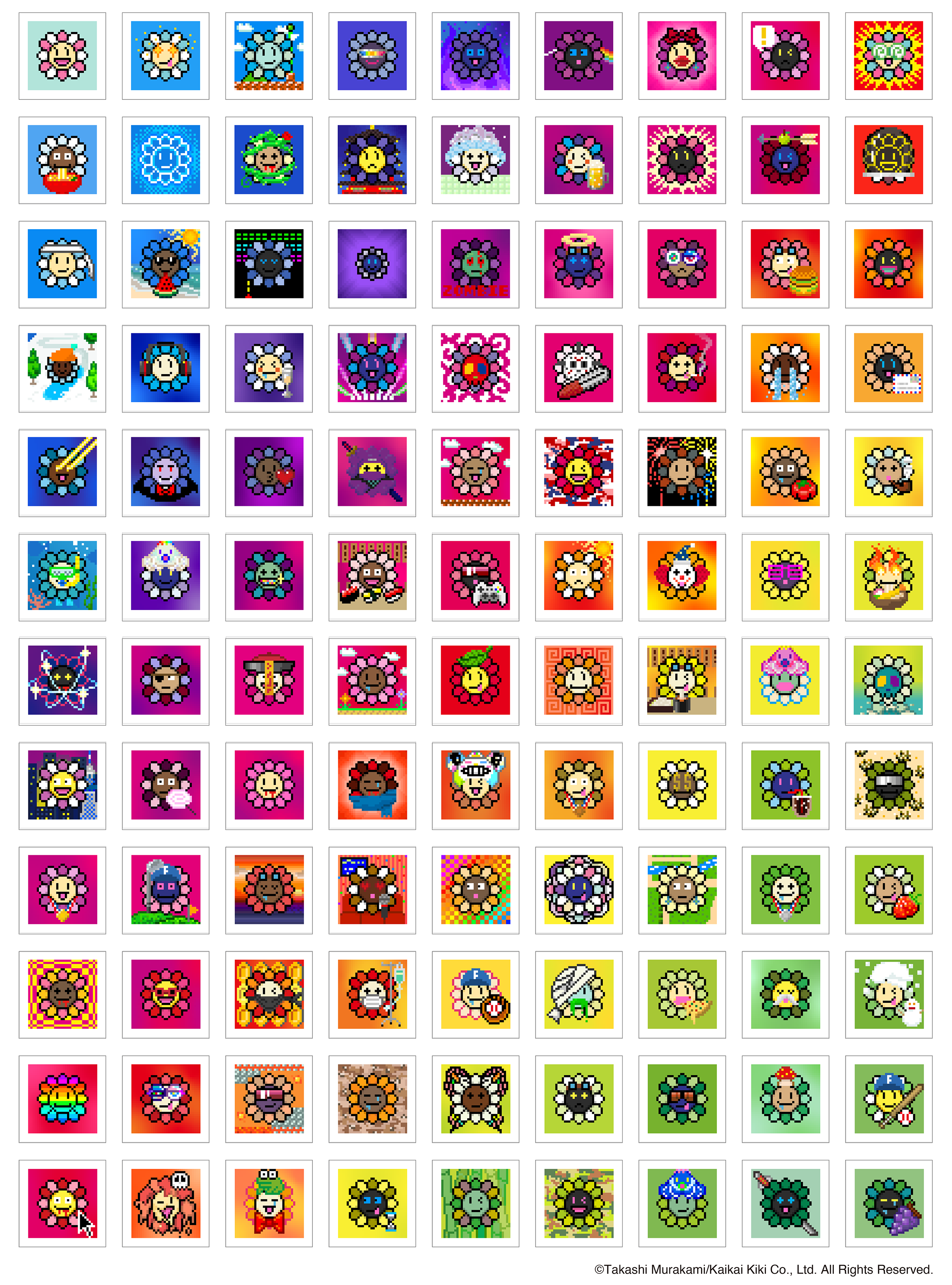 村上隆 murakami flowers トレカPSA10 まとめ売り Murakami.Flowers