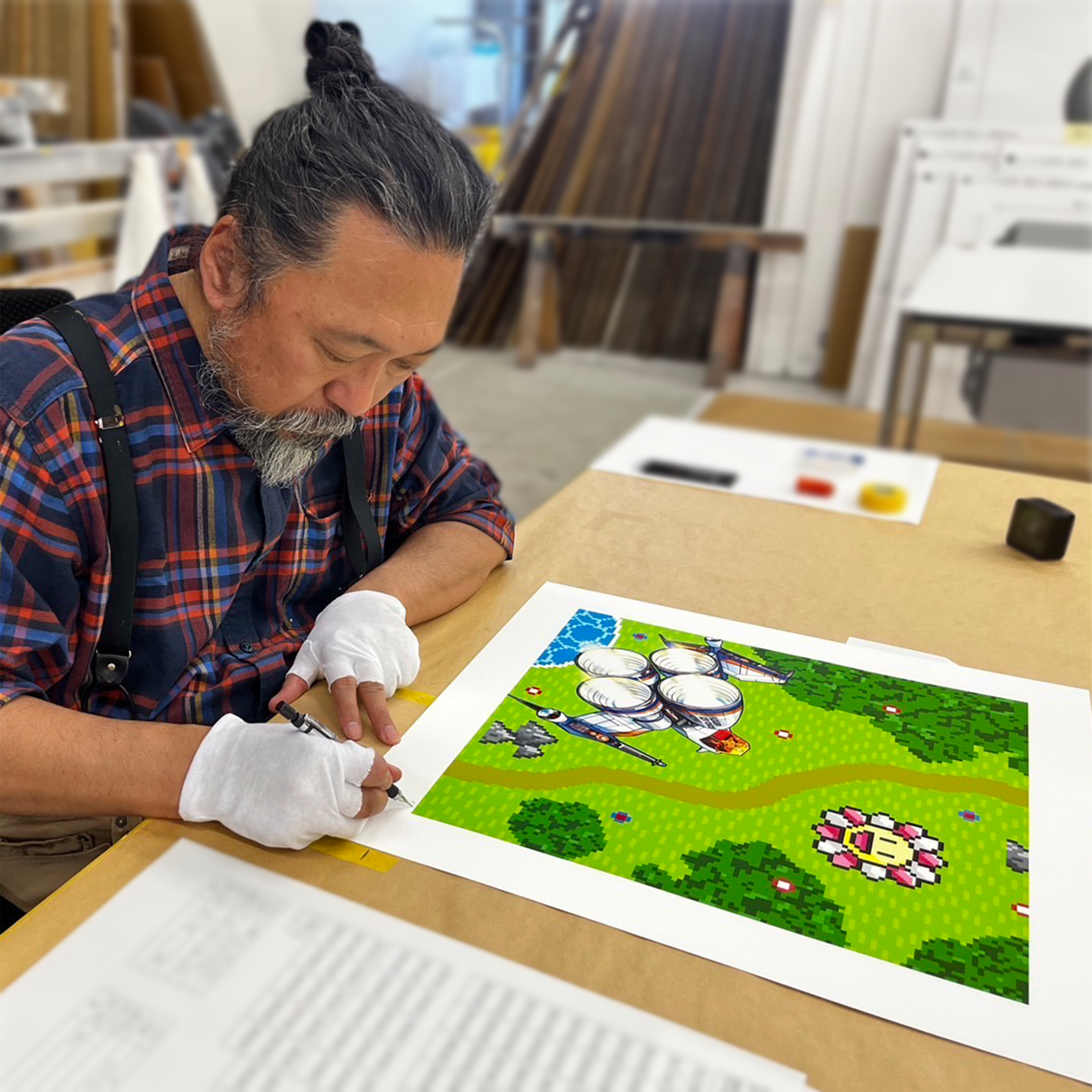 8月17日(木)22時よりWEBショップにて、村上隆エディションサイン入り