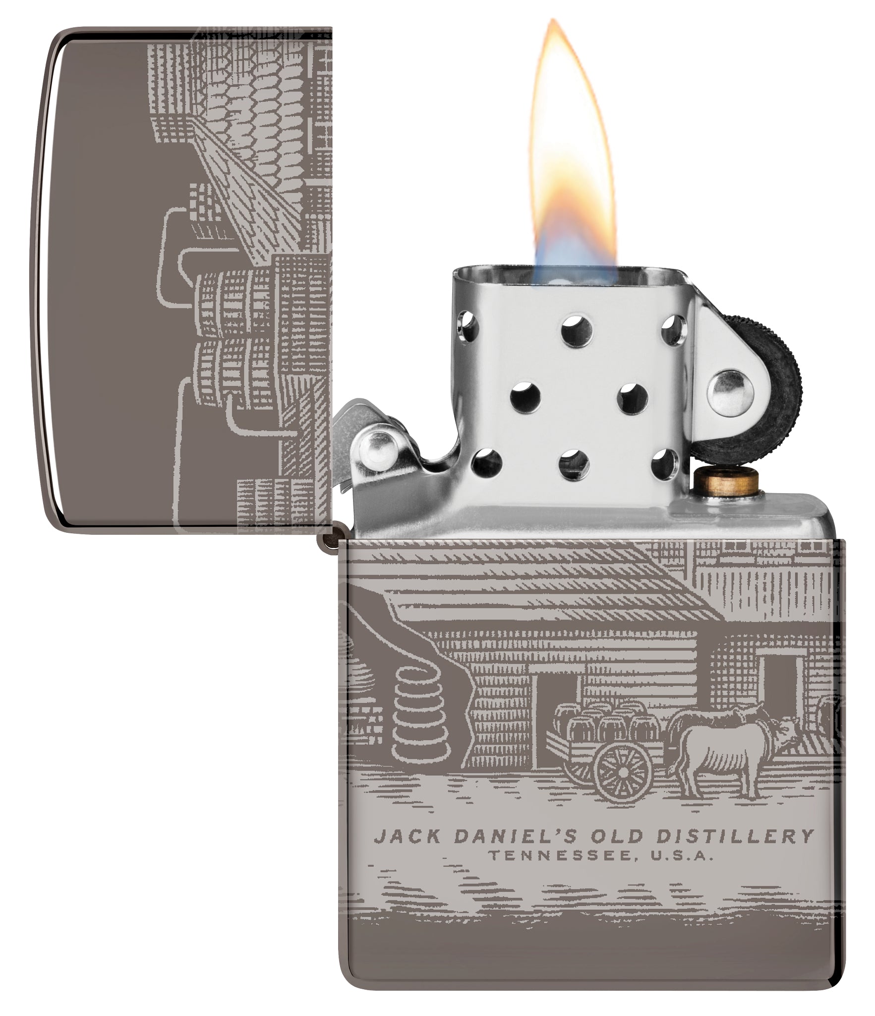 Zippo Jack Daniel's® Distillery Design Black Ice® Windproof