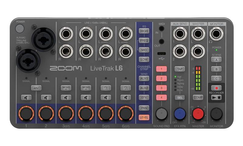 LiveTrak L6 | ZOOM