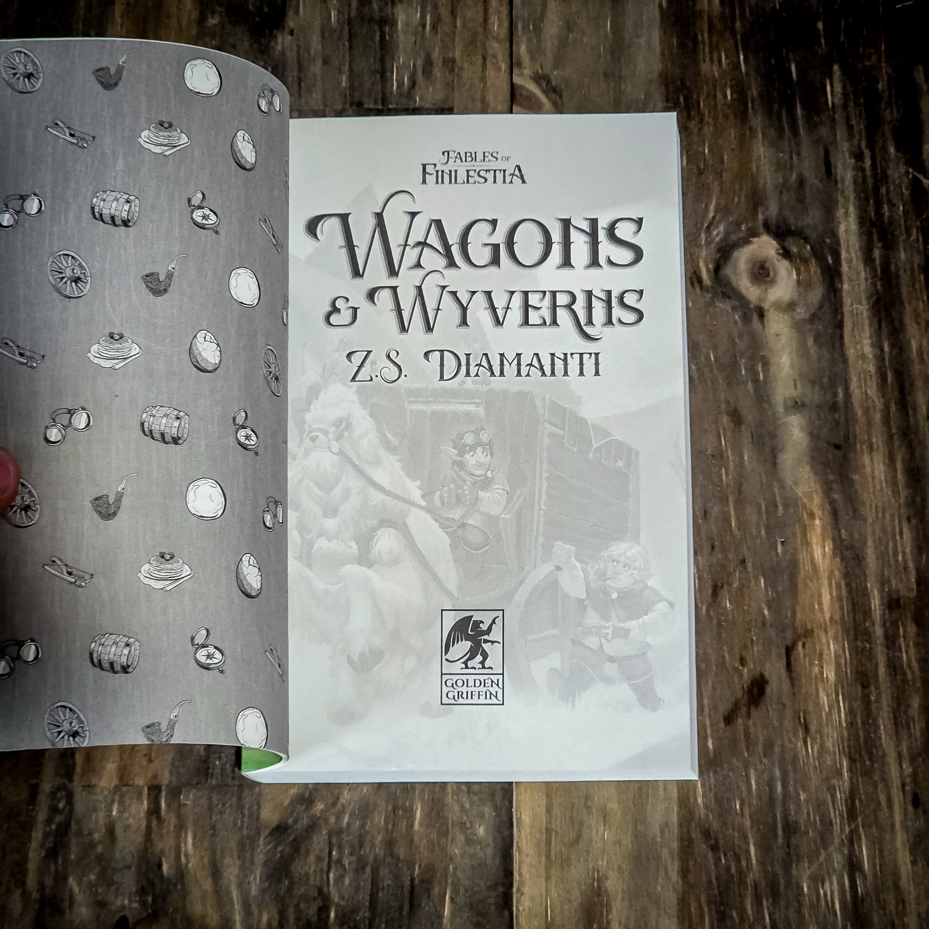 SIGNED - Wagons & Wyverns – Z.S. Diamanti