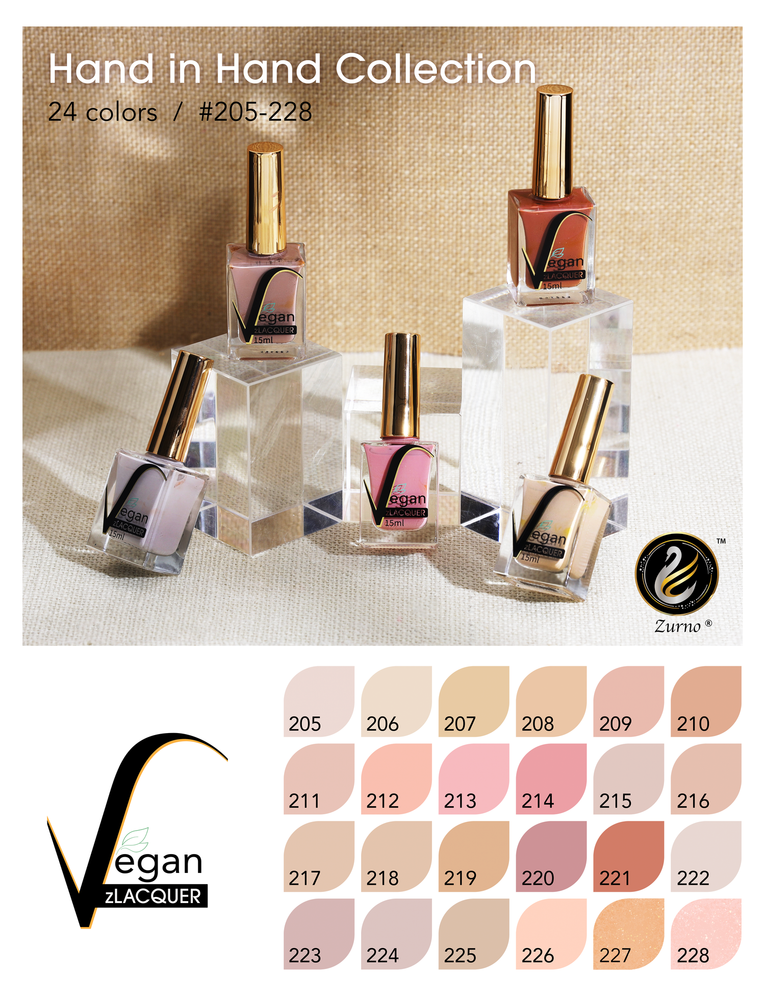 zBlend - zGel - zLacquer | #205 - #228 Hand in Hand Collection