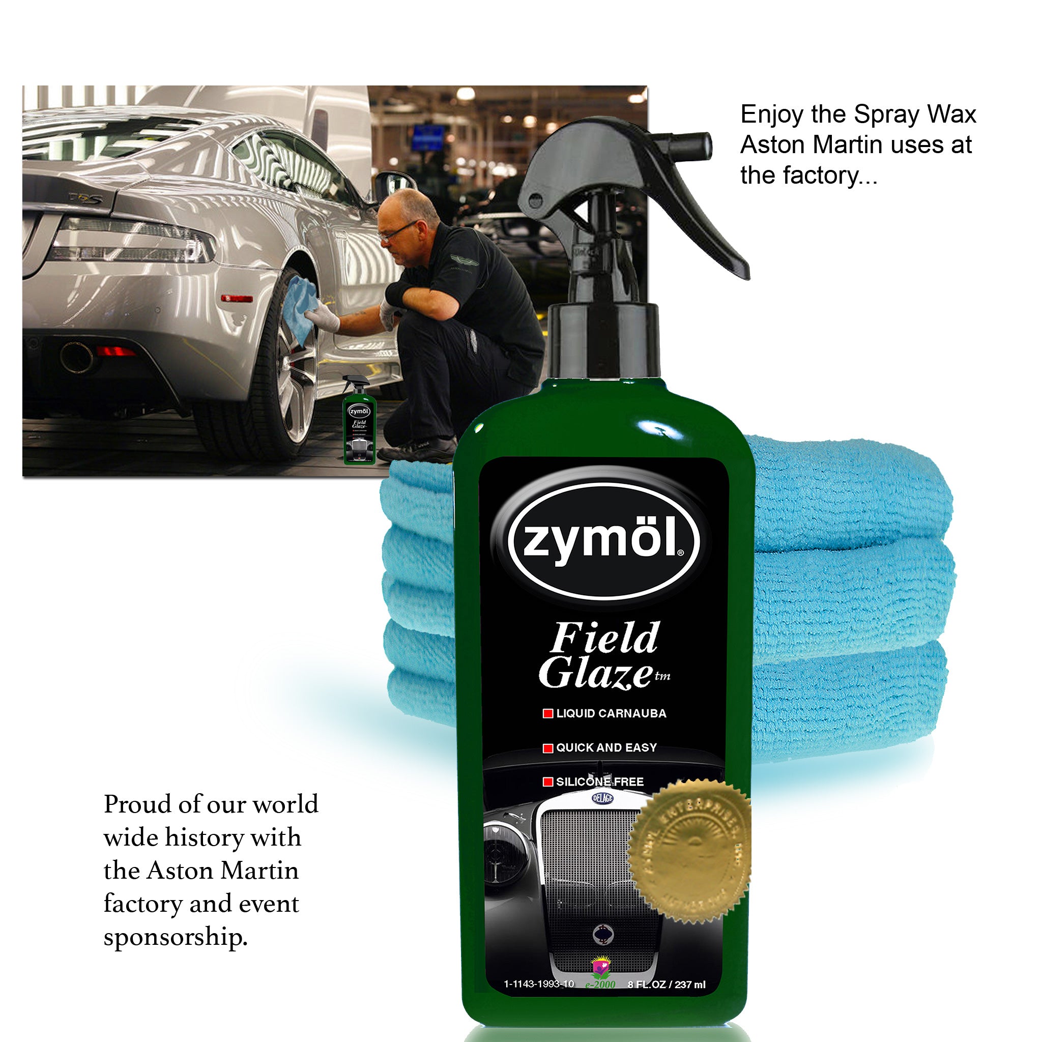 Field Glaze - Concours Touch-Up Wax for Quick Shine | Zymöl