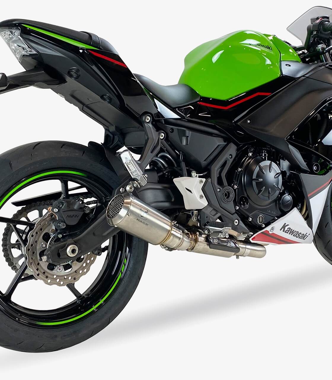 IXRACE AK7253S MK2 Steel Exhaust for Kawasaki Ninja 650 17-19, Z