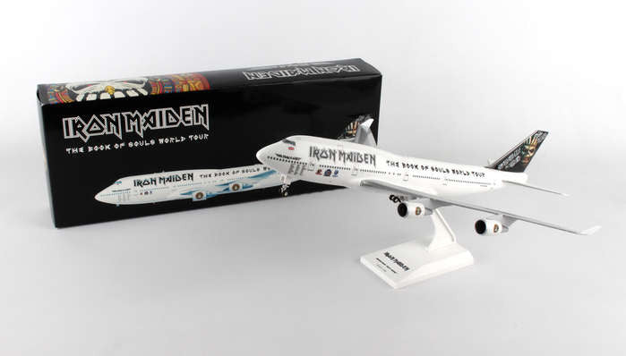 Iron Maiden Ed Force One Boeing 747-400 1/200 Scale Plane with